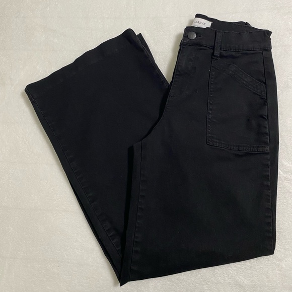 EVEREVE Pants Beth Wide Leg Trouser Stretch Patch Pockets Excellent Size 24 - Picture 2 of 7